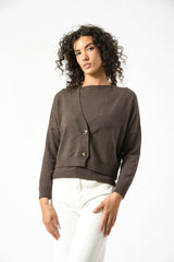 cardigan due bottoni