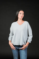 maglia scollo v over