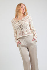 pantalone ampio viscosa