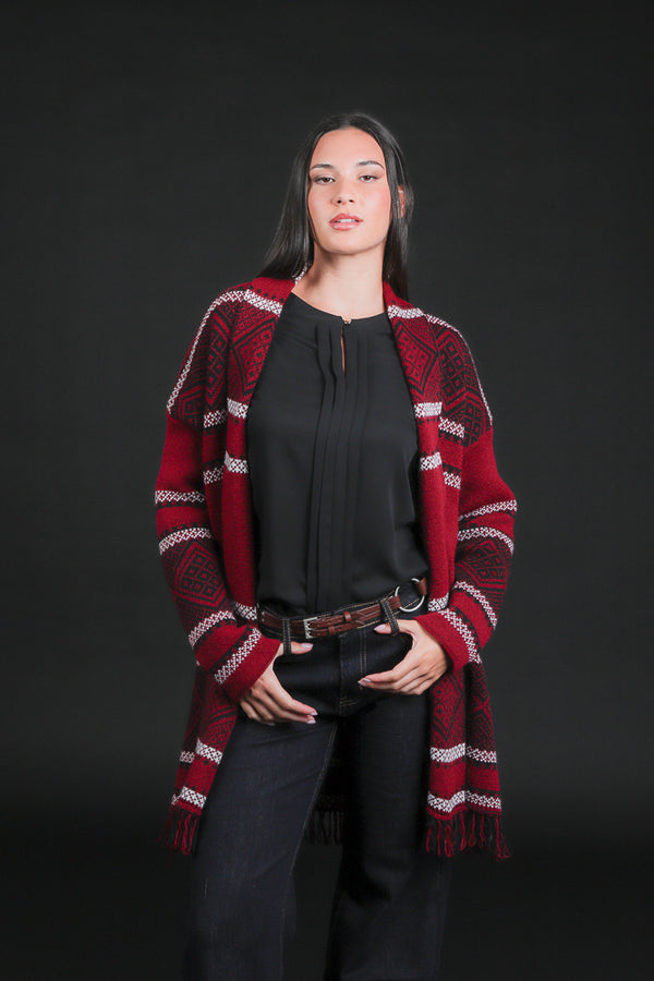 MAGLIA CARDIGAN ETNICO