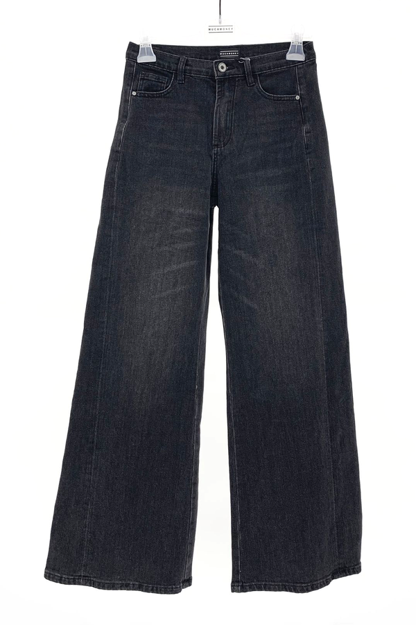 jeans ampio basic nero