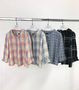 giacca tweed corta