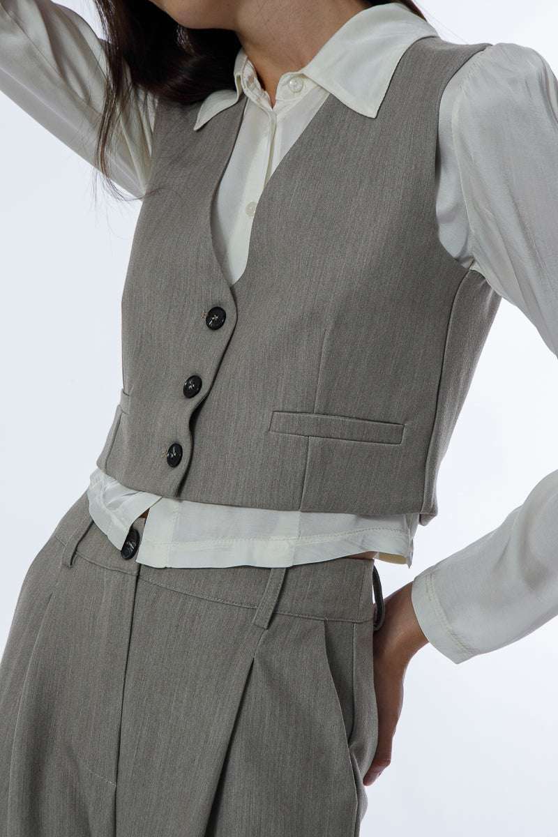 gilet crop