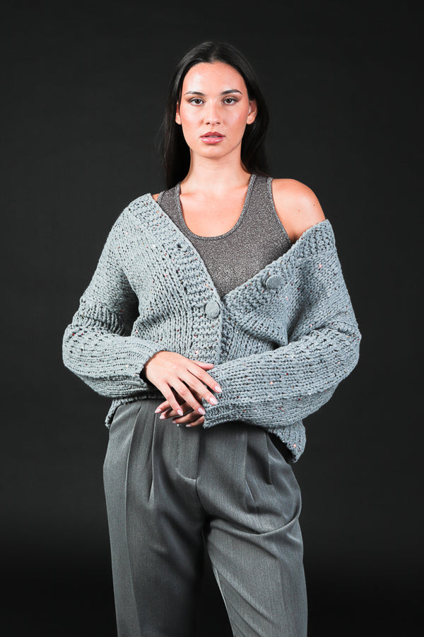 canotta lurex bordata