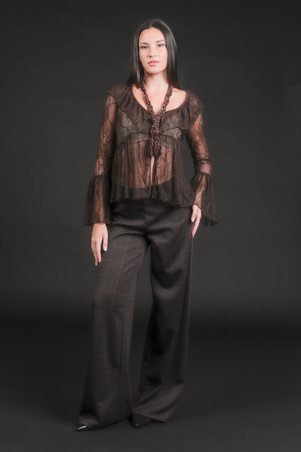 blusa pizzo