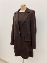 giacca jacquard check manshape