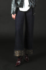 jeans risvolto macula