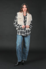 eco pelliccia jilet