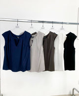 top satin dettaglio frontale