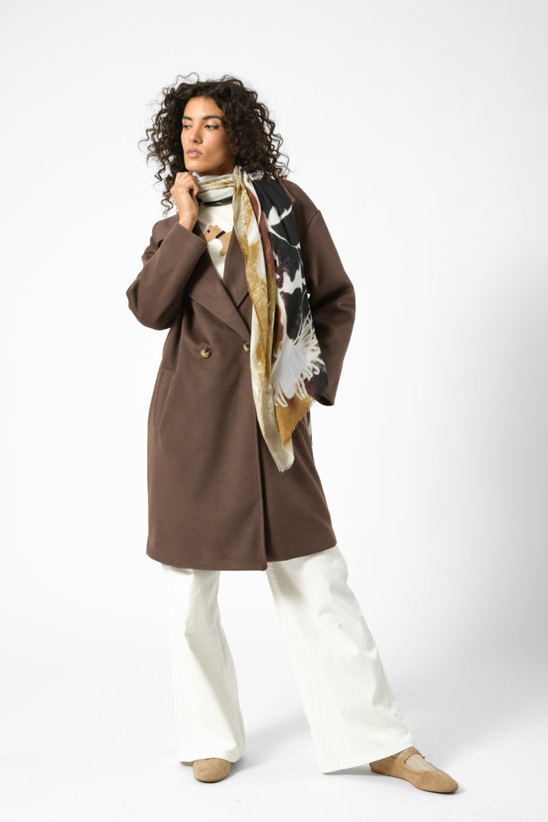 CAPPOTTO OVETTO FODERA MACULATA