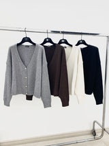 cardigan bottone gioiello