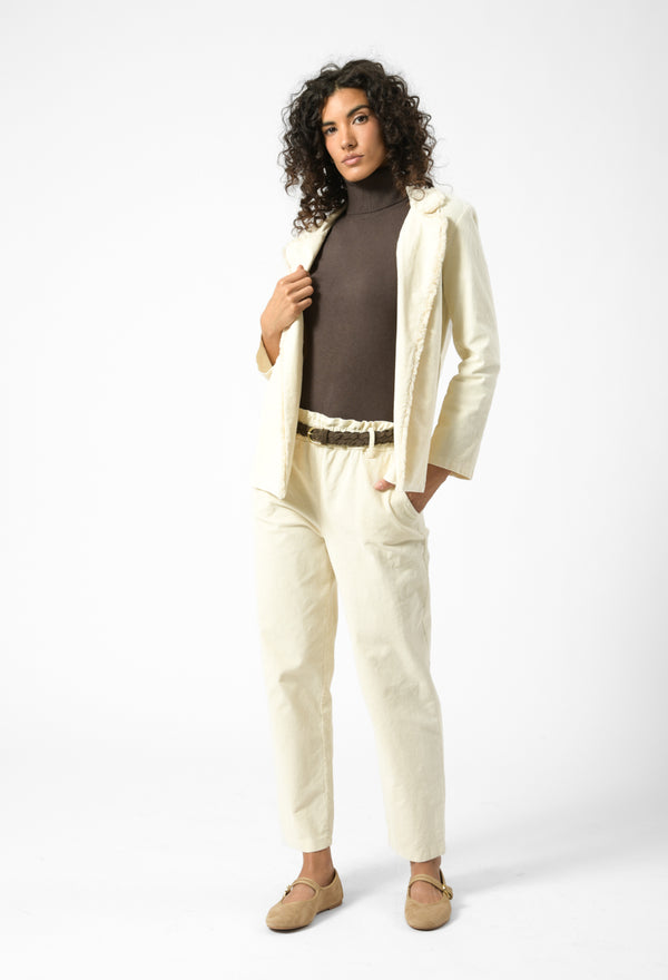 pantalone micro velluto