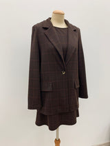 giacca jacquard check manshape