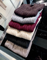 gilet treccia over