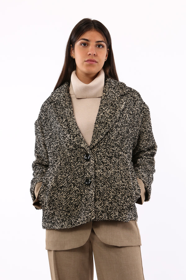 cappotto corto bucle'