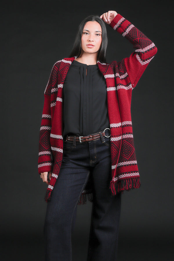 MAGLIA CARDIGAN ETNICO