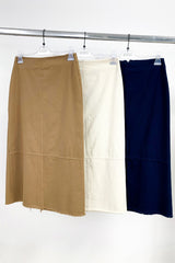 gonna gabardina cotone