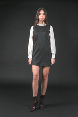 abito mini dress check