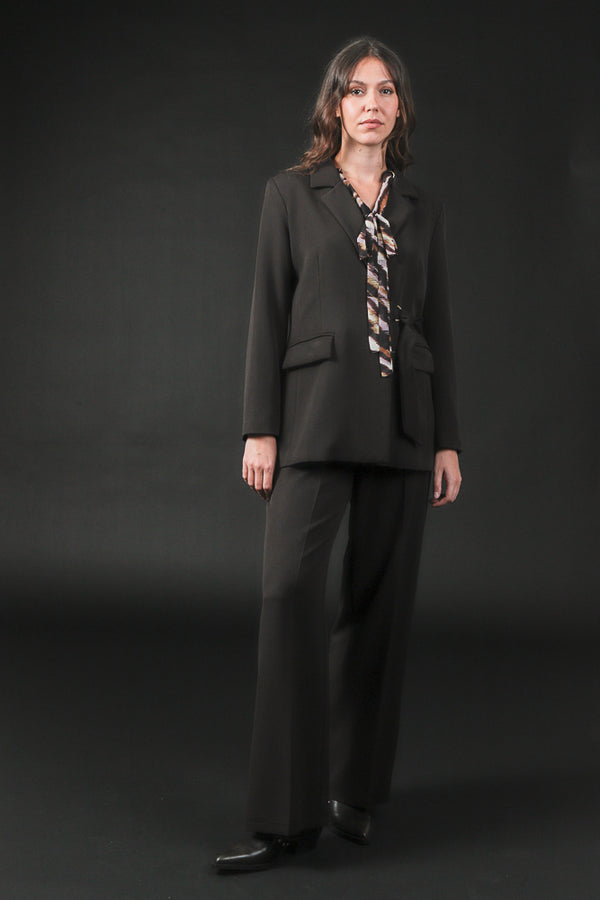 tailleur pantalone - giacca fiocco laterale