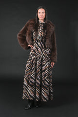 eco pelliccia crop