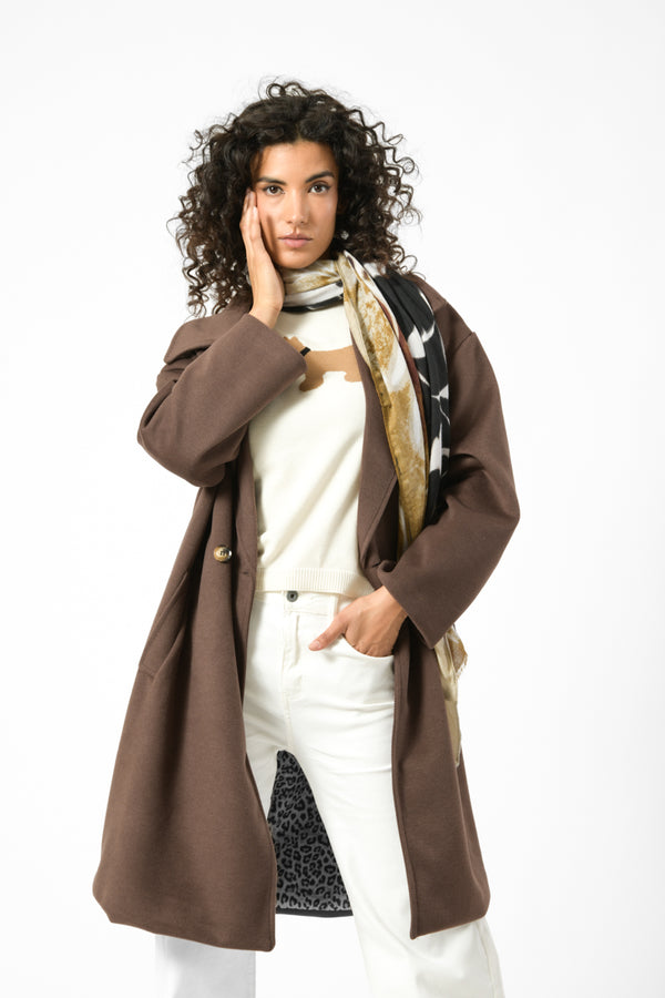 CAPPOTTO OVETTO FODERA MACULATA