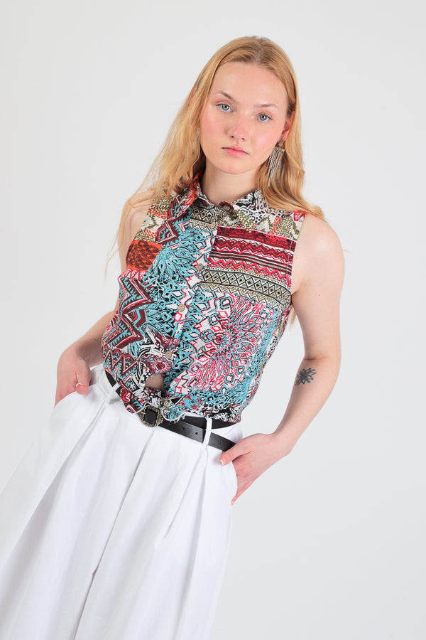 camicia in fantasia