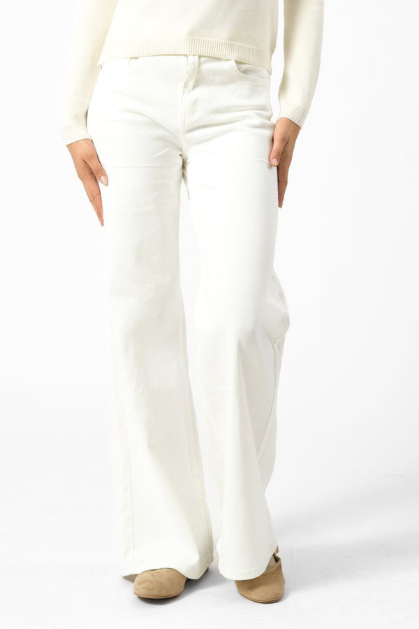 pantalone elast palazzo