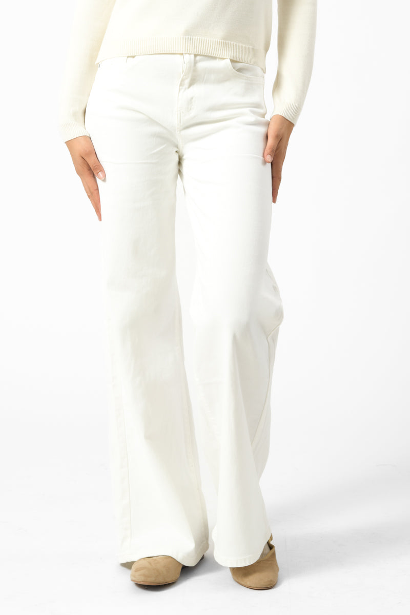pantalone elast palazzo