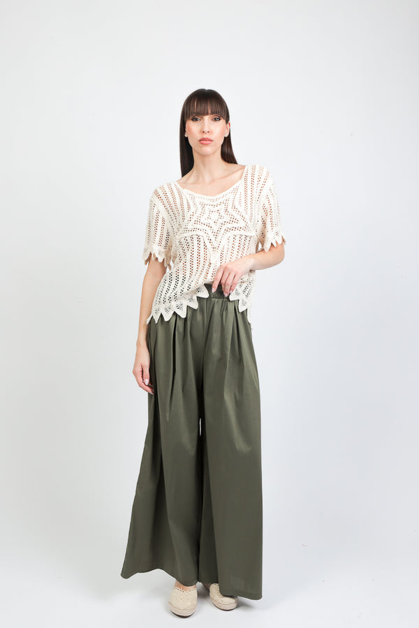 blusa macrame' stella