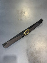 CINTURA PELLE SOTTILE FIBBIA OVALE