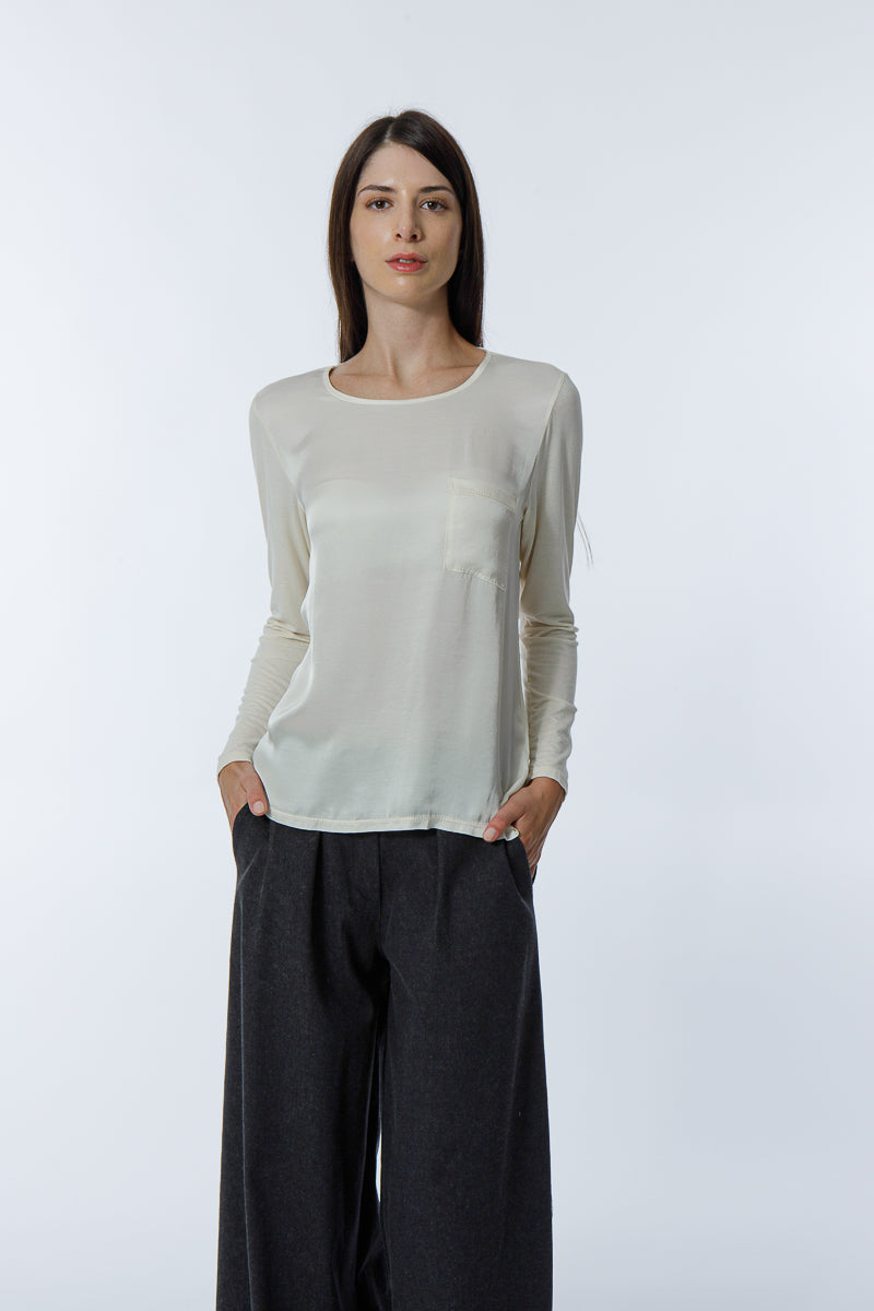 blusa girocollo