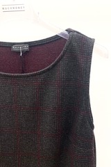 abito mini dress check