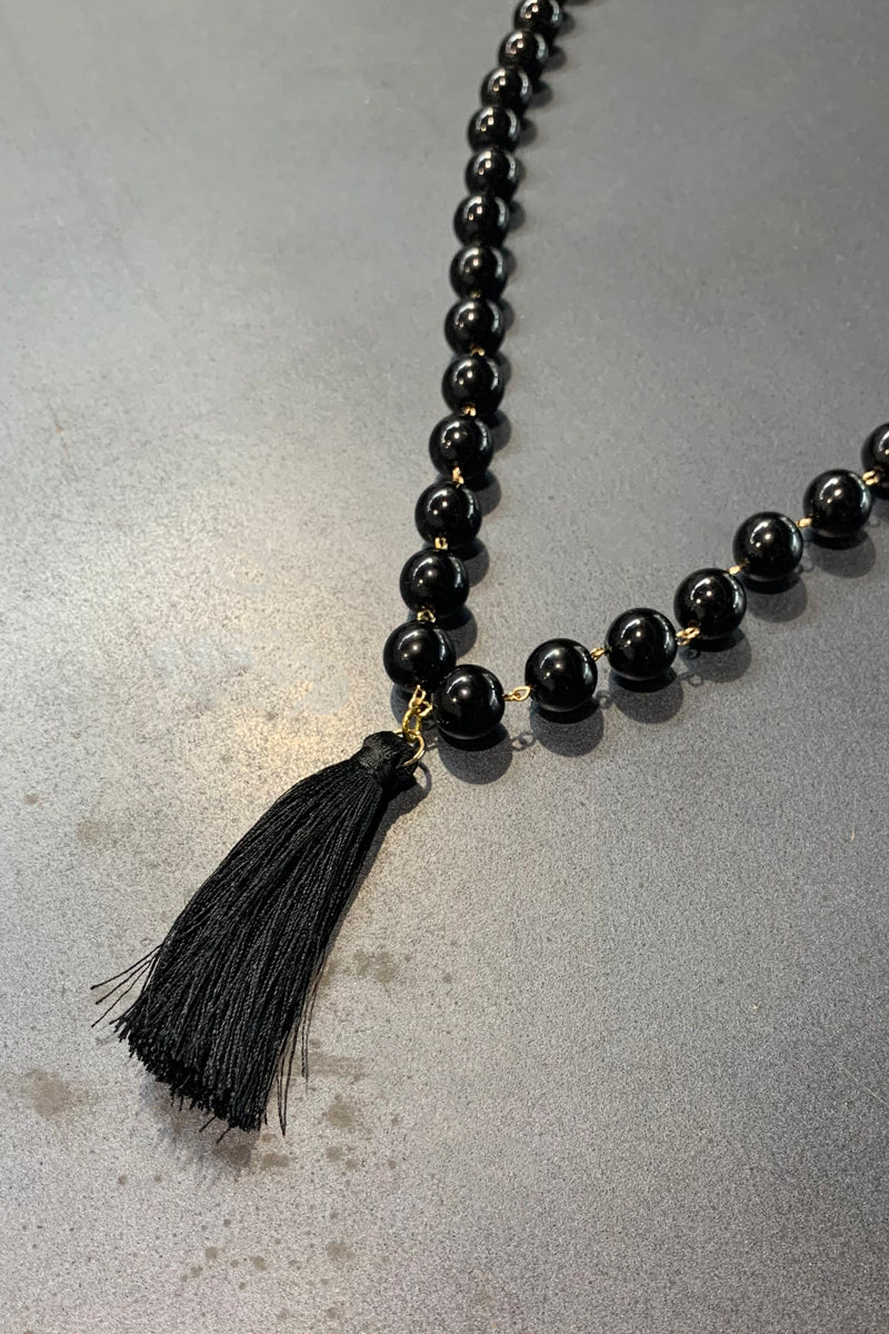 collana perle nere