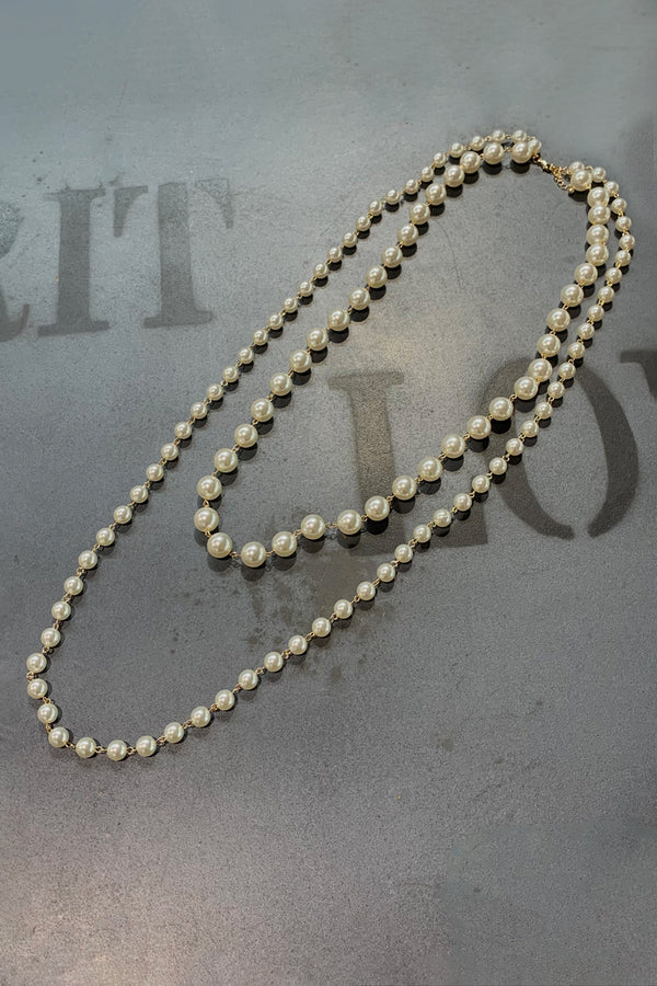 collana perle due fili
