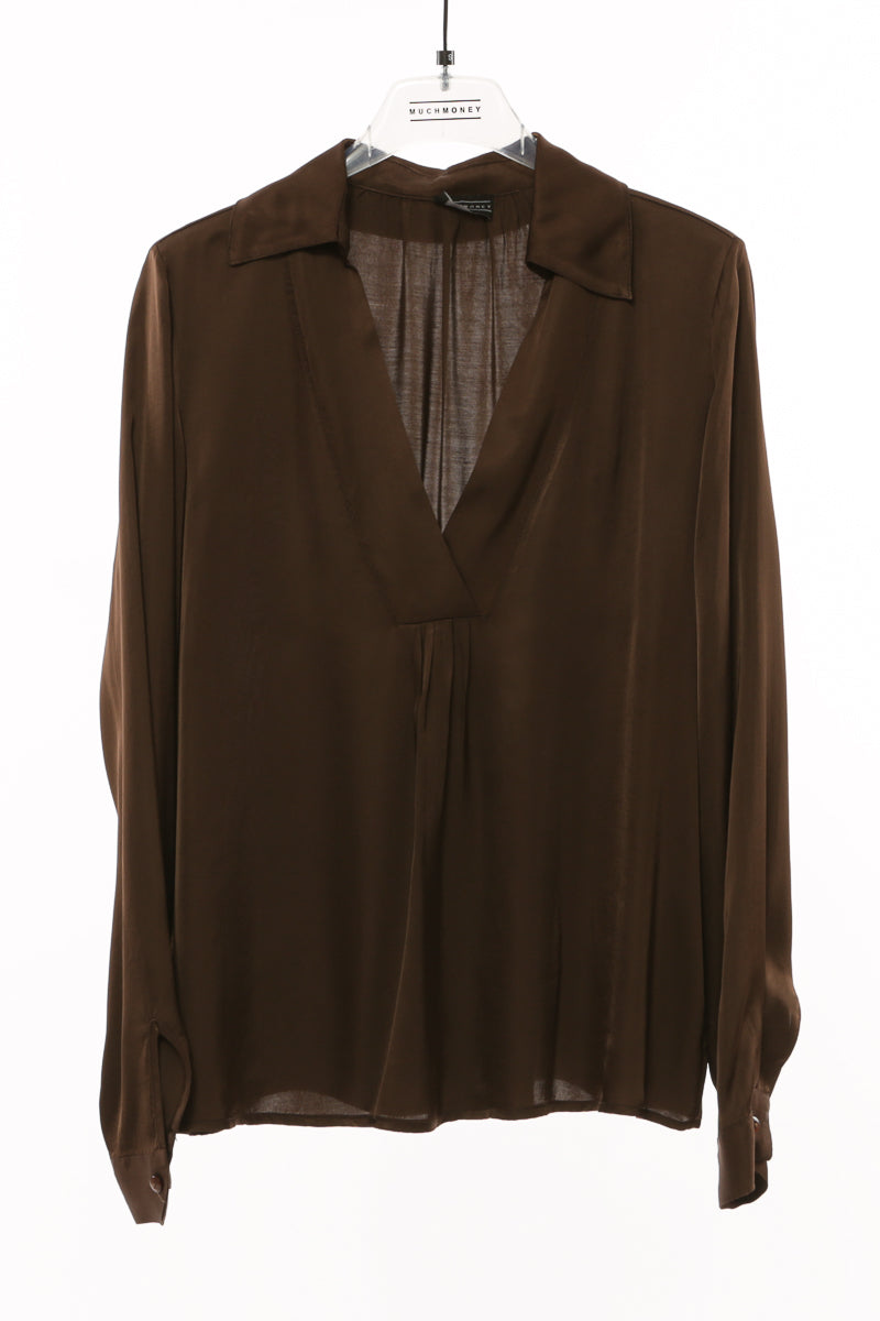 blusa colletto e bottoni