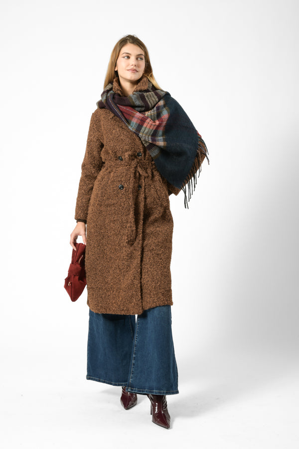 cappotto effetto lana cotta