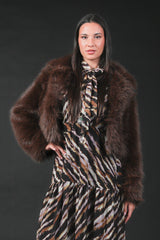 eco pelliccia crop