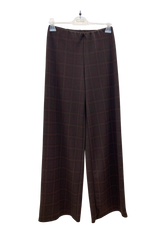 pantalone  palazzo jaquard check