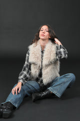 eco pelliccia jilet