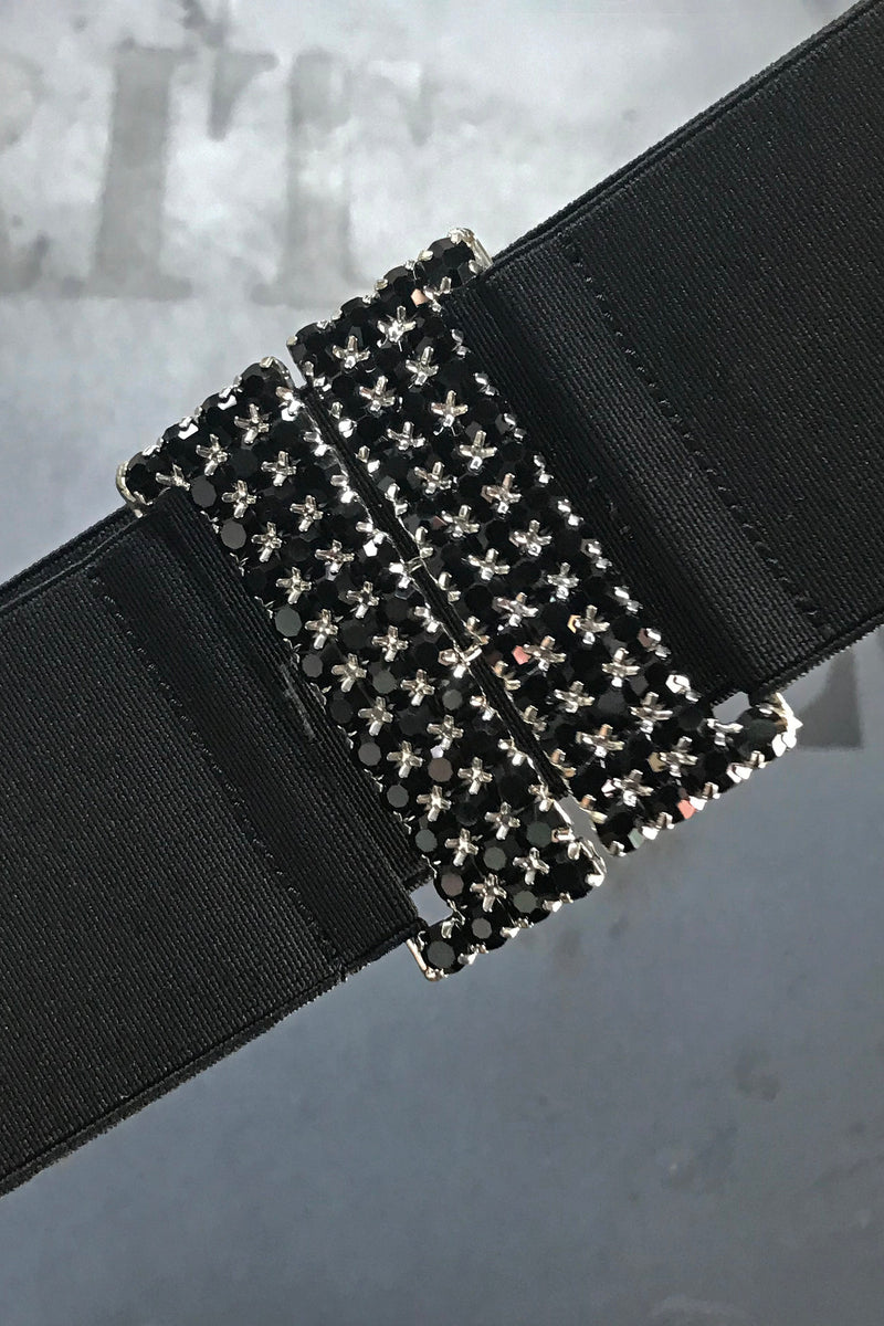 cintura elastica con fibbia gioiello