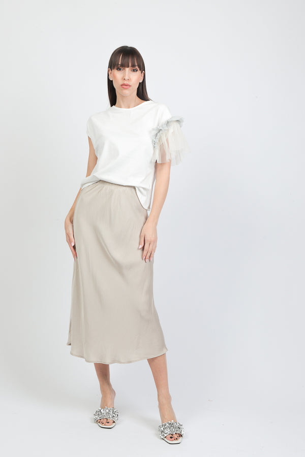 t shirt inserto tulle