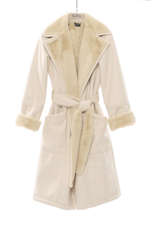 CAPPOTTO MONTONE CON CINTURA