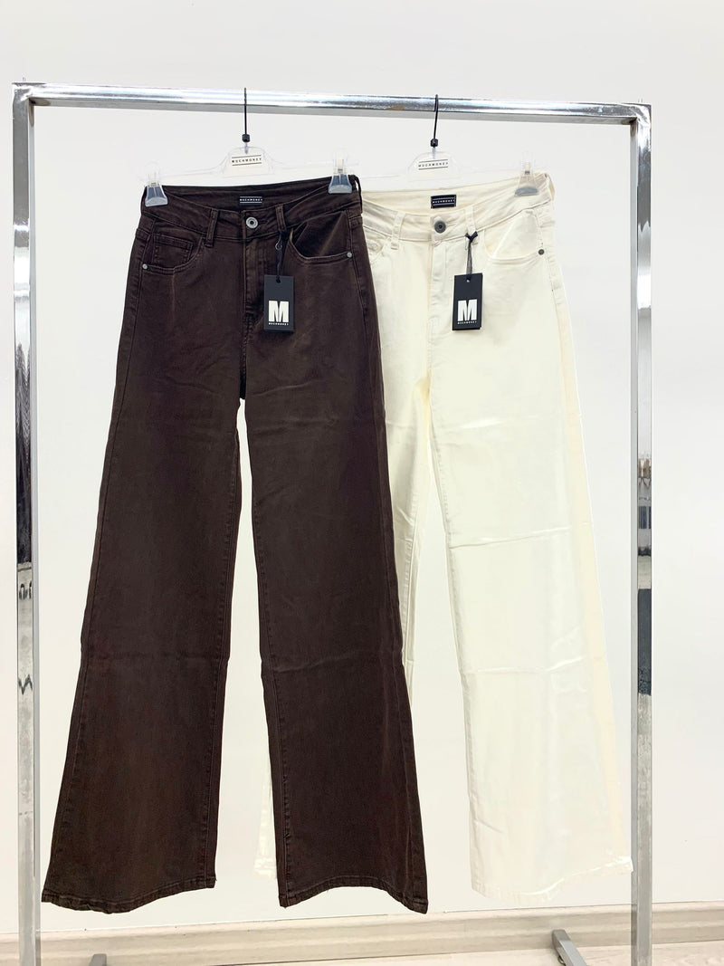 pantalone elast palazzo