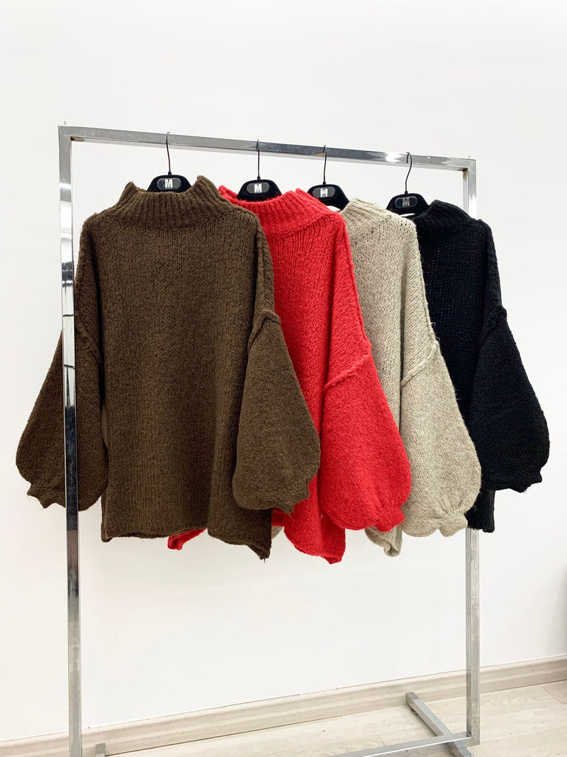 maglia lupetto cuciture