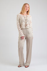 pantalone ampio viscosa