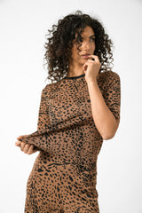 BLUSA JAQUARD MACULATA
