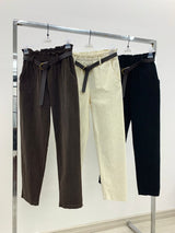 pantalone micro velluto