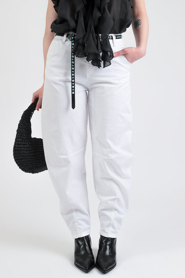 pantalone basic con pences
