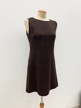 abito mini dress check