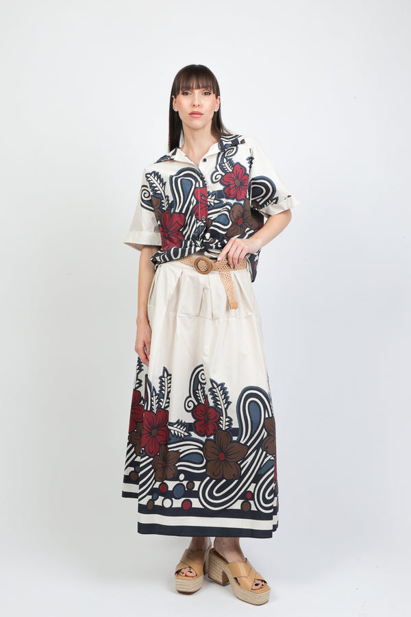 camicia bottoni fantasia